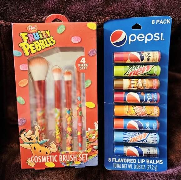 Pepsi Other - Cosmetic Brushes & Lip Balm Bundlw